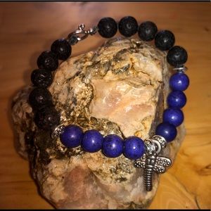 Homemade high quality Lava Stone diffuser Bracelet